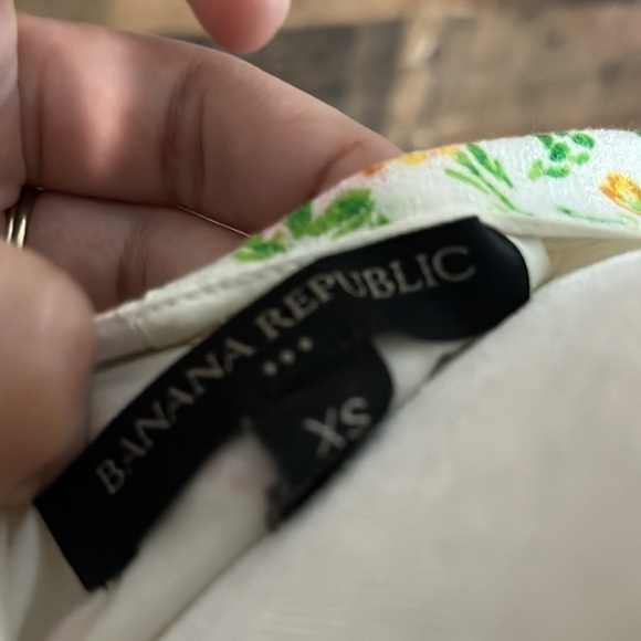 Banana Republic White floral Dress Size XS - Picture 3 of 5